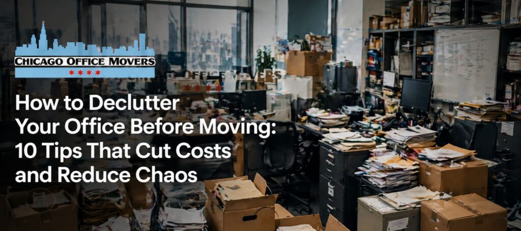 10 Office Decluttering Tips Before Moving