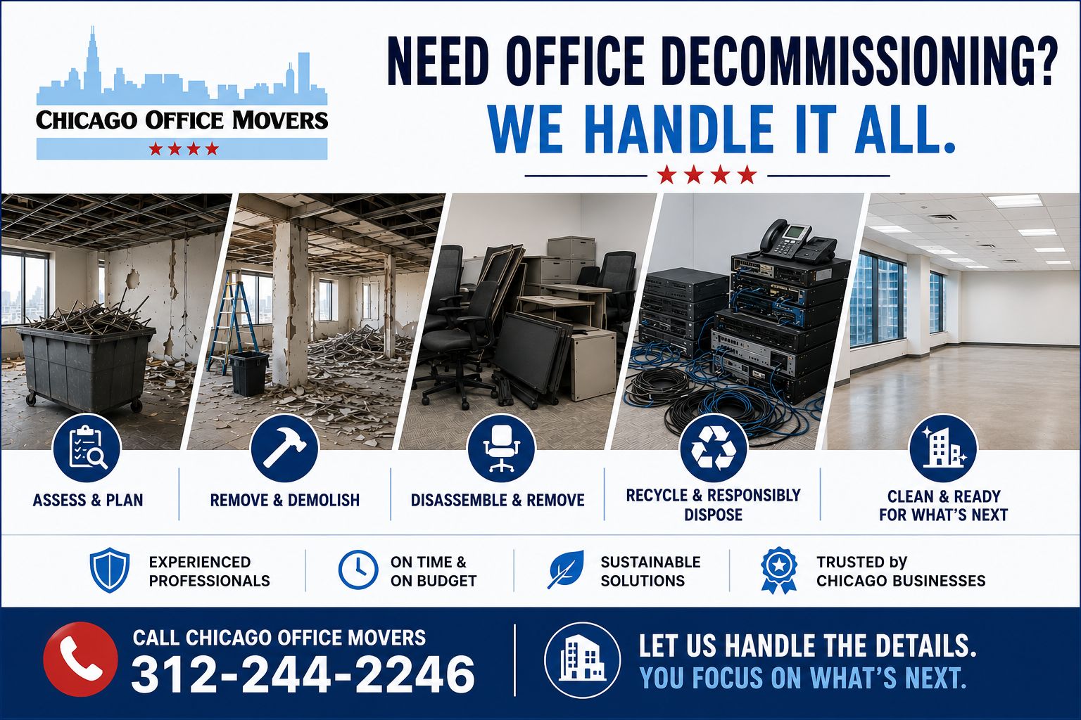 Chicago office decommissioning services