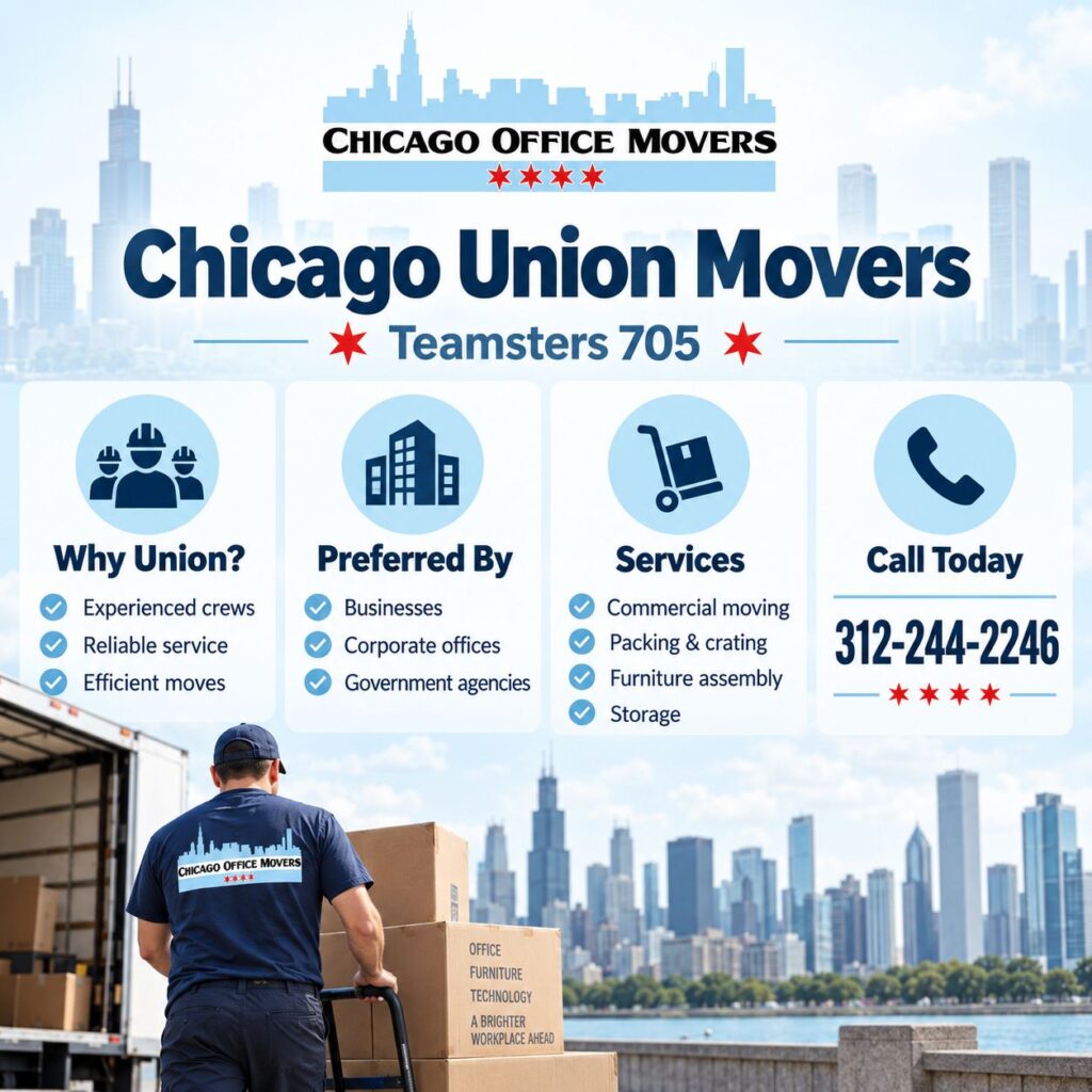 Chicago Union Movers Infographic
